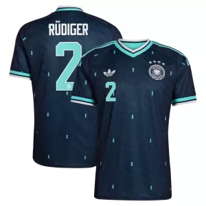 Camiseta Alemania Antonio Rüdiger 2 Hombre 2ª Equipación Mundial 2026