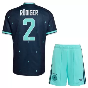 Camiseta Alemania Antonio Rüdiger 2 Niños 2ª Equipación Mundial 2026