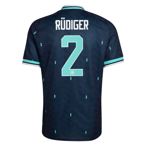 Camiseta Alemania Antonio Rüdiger 2 Niños 2ª Equipación Mundial 2026