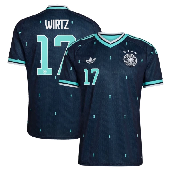 Camiseta Alemania Florian Wirtz 17 Hombre 2ª Equipación Mundial 2026
