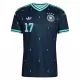Camiseta Alemania Florian Wirtz 17 Niños 2ª Equipación Mundial 2026