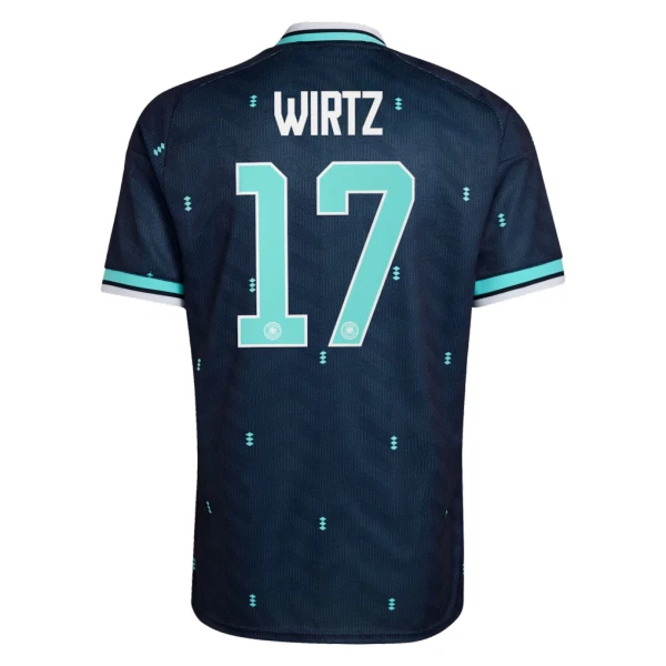 Camiseta Alemania Florian Wirtz 17 Niños 2ª Equipación Mundial 2026