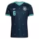 Camiseta Alemania Joshua Kimmich 6 Niños 2ª Equipación Mundial 2026