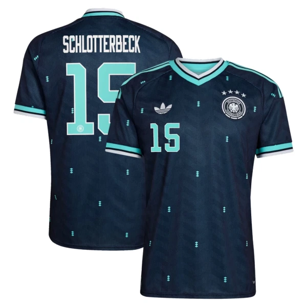 Camiseta Alemania Nico Schlotterbeck 15 Hombre 2ª Equipación Mundial 2026