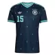 Camiseta Alemania Nico Schlotterbeck 15 Hombre 2ª Equipación Mundial 2026