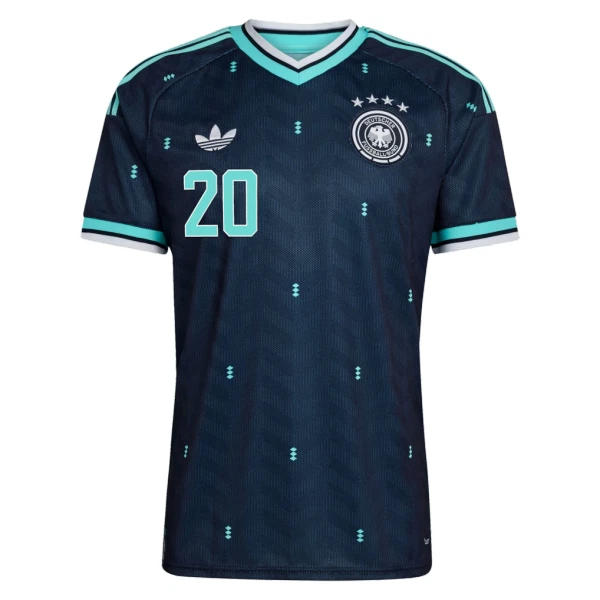 Camiseta Alemania Serge Gnabry 20 Hombre 2ª Equipación Mundial 2026