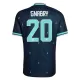 Camiseta Alemania Serge Gnabry 20 Hombre 2ª Equipación Mundial 2026