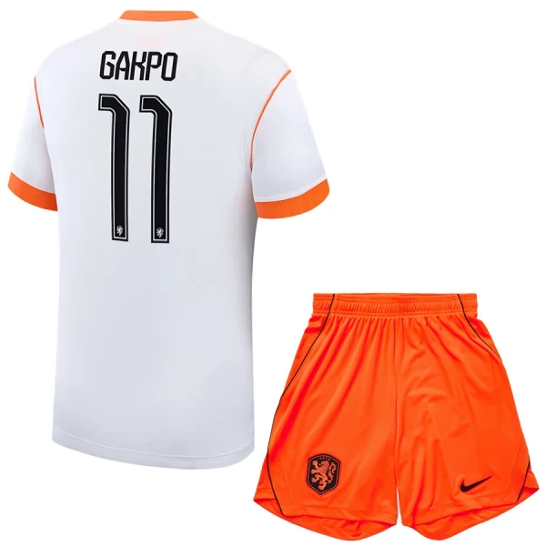 Camiseta Países Bajos Cody Gakpo 11 Niños 2ª Equipación Mundial 2026