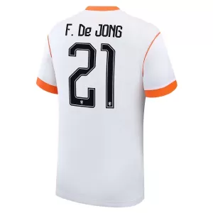 Camiseta Países Bajos Frenkie de Jong 21 Hombre 2ª Equipación Mundial 2026