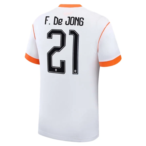 Camiseta Países Bajos Frenkie de Jong 21 Hombre 2ª Equipación Mundial 2026