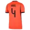 Camiseta Países Bajos Virgil van Dijk 4 Hombre 1ª Equipación Mundial 2026