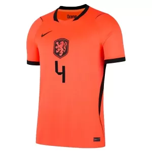 Camiseta Países Bajos Virgil van Dijk 4 Hombre 1ª Equipación Mundial 2026