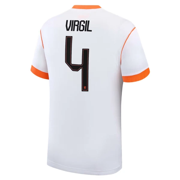 Camiseta Países Bajos Virgil van Dijk 4 Hombre 2ª Equipación Mundial 2026