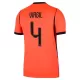 Camiseta Países Bajos Virgil van Dijk 4 Niños 1ª Equipación Mundial 2026