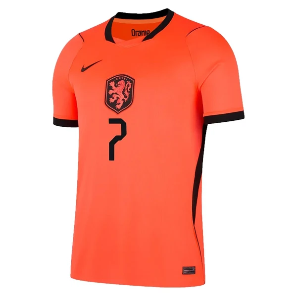 Camiseta Países Bajos Xavi 7 Hombre 1ª Equipación Mundial 2026