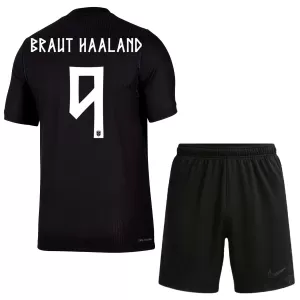 Camiseta Noruega Erling Haaland 9 Niños 2ª Equipación Mundial 2026