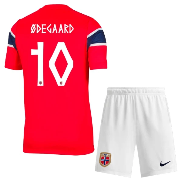 Camiseta Noruega Martin Ødegaard 10 Niños 1ª Equipación Mundial 2026 Camiseta Noruega Martin Ødegaard 10 Niños 1ª Equipación Mundial 2026