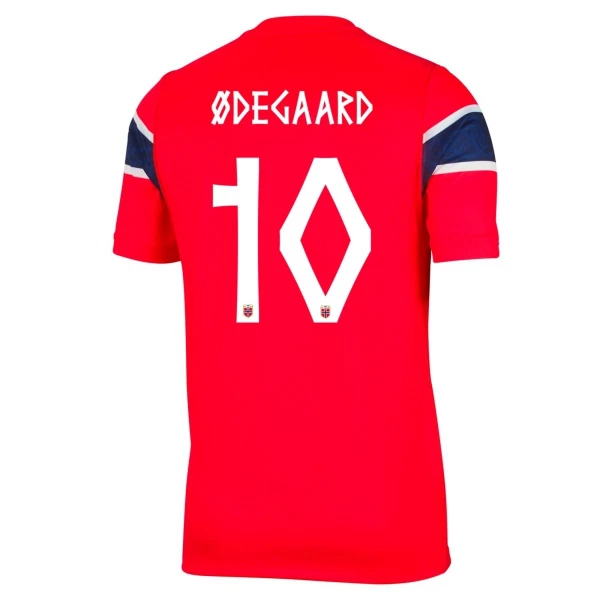 Camiseta Noruega Martin Ødegaard 10 Niños 1ª Equipación Mundial 2026