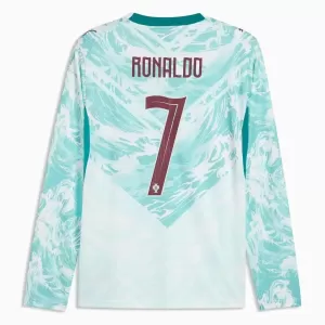 Camiseta Portugal Cristiano Ronaldo 7 Hombre 2ª Equipación Mundial 2026 Manga Larga