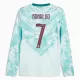 Camiseta Portugal Cristiano Ronaldo 7 Hombre 2ª Equipación Mundial 2026 Manga Larga