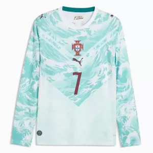 Camiseta Portugal Cristiano Ronaldo 7 Hombre 2ª Equipación Mundial 2026 Manga Larga