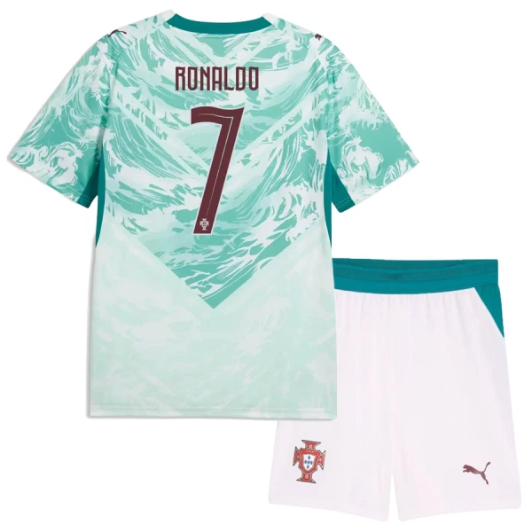 Camiseta Portugal Cristiano Ronaldo 7 Niños 2ª Equipación Mundial 2026