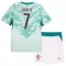 Camiseta Portugal Cristiano Ronaldo 7 Niños 2ª Equipación Mundial 2026