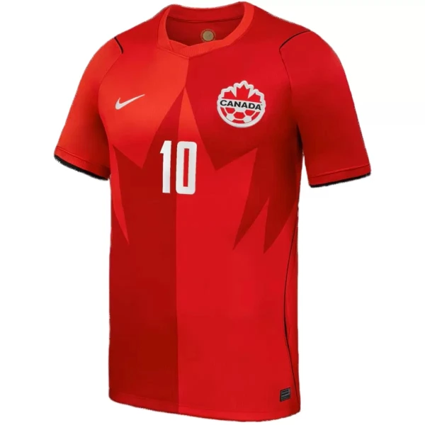 Camiseta Canadá J. David 10 Hombre 1ª Equipación Mundial 2026