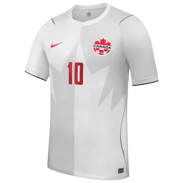 Camiseta Canadá J. David 10 Hombre 3ª Equipación Mundial 2026