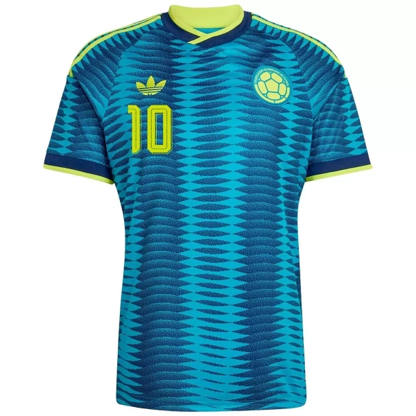 Camiseta Colombia James 10 Hombre 2ª Equipación Mundial 2026