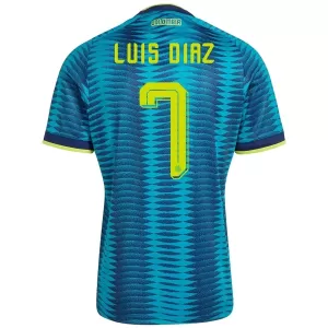 Camiseta Colombia Luis Díaz 7 Hombre 2ª Equipación Mundial 2026