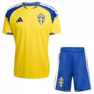 Camiseta Suecia Niños 1ª Equipación Mundial 2026