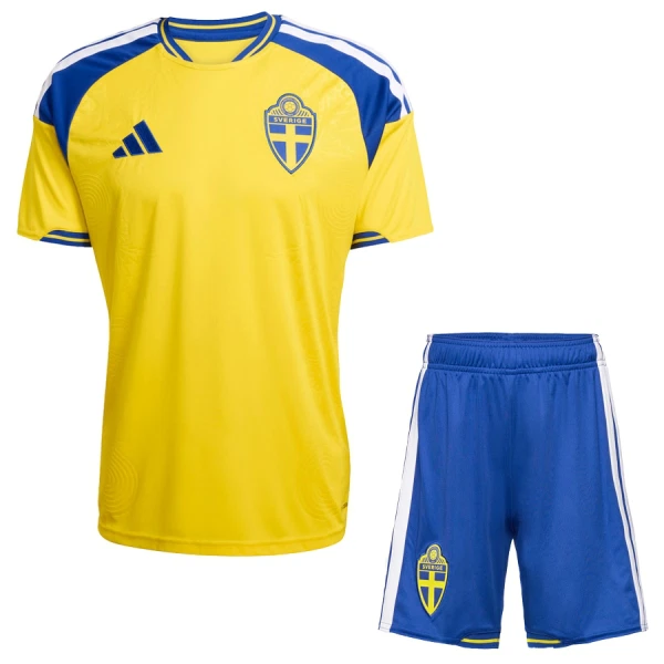 Camiseta Suecia Niños 1ª Equipación Mundial 2026