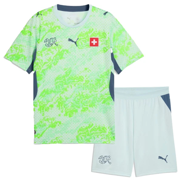 Camiseta Suiza Niños 2ª Equipación Mundial 2026 Camiseta Suiza Niños 2ª Equipación Mundial 2026