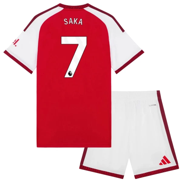 Camiseta Arsenal Bukayo Saka 7 Niños 1ª Equipación 26/27
