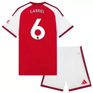 Camiseta Arsenal Gabriel 6 Niños 1ª Equipación 26/27