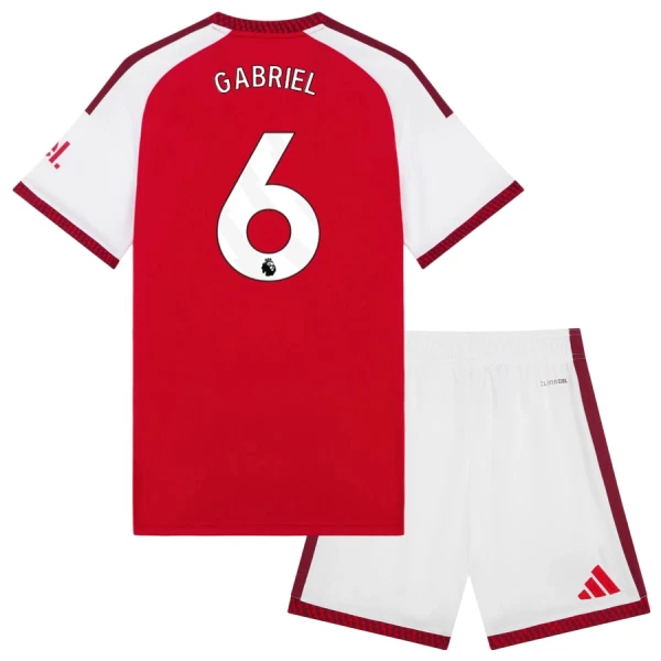 Camiseta Arsenal Gabriel 6 Niños 1ª Equipación 26/27 Camiseta Arsenal Gabriel 6 Niños 1ª Equipación 26/27
