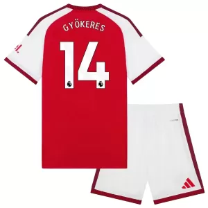 Camiseta Arsenal Gyokeres 14 Niños 1ª Equipación 26/27