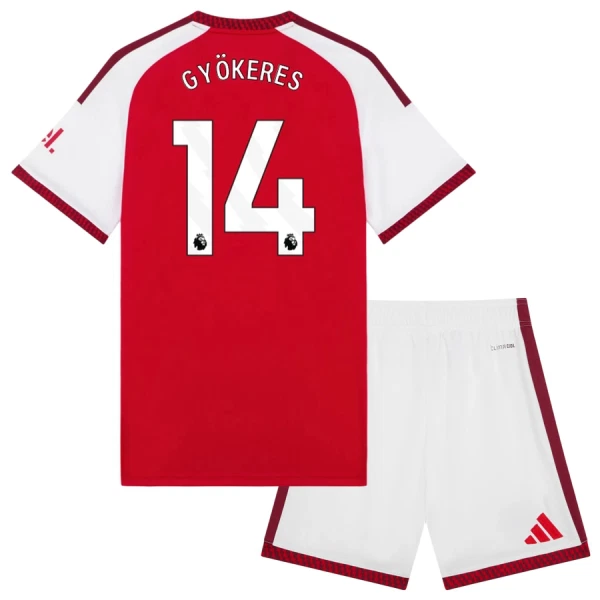 Camiseta Arsenal Gyokeres 14 Niños 1ª Equipación 26/27