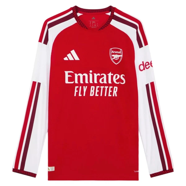 Camiseta Arsenal Hombre 1ª Equipación 26/27 Manga Larga Camiseta Arsenal Hombre 1ª Equipación 26/27 Manga Larga