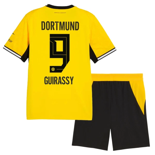 Camiseta Borussia Dortmund Guirassy 9 Niños 1ª Equipación 26/27