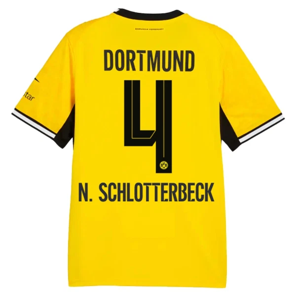 Camiseta Borussia Dortmund Nico Schlotterbeck 4 Hombre 1ª Equipación 26/27 Camiseta Borussia Dortmund Nico Schlotterbeck 4 Hombre 1ª Equipación 26/27
