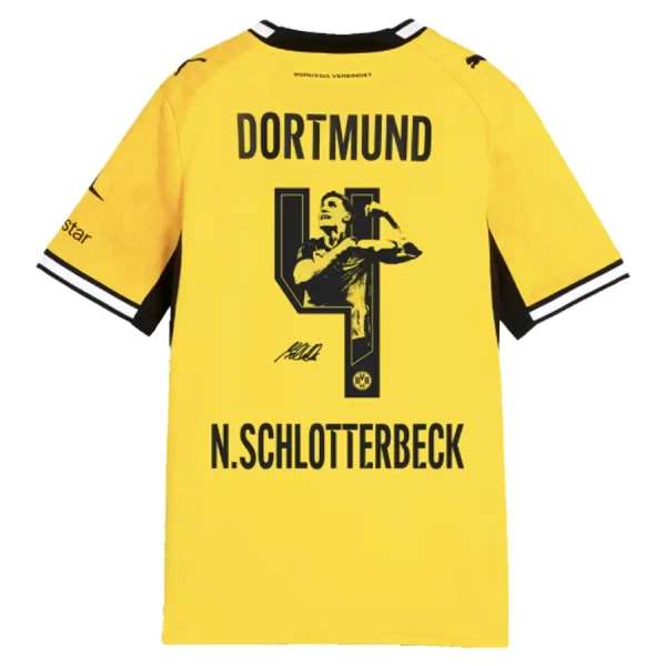 Camiseta Borussia Dortmund Nico Schlotterbeck 4 Hombre 1ª Equipación 26/27 Edición Especial Camiseta Borussia Dortmund Nico Schlotterbeck 4 Hombre 1ª Equipación 26/27 Edición Especial