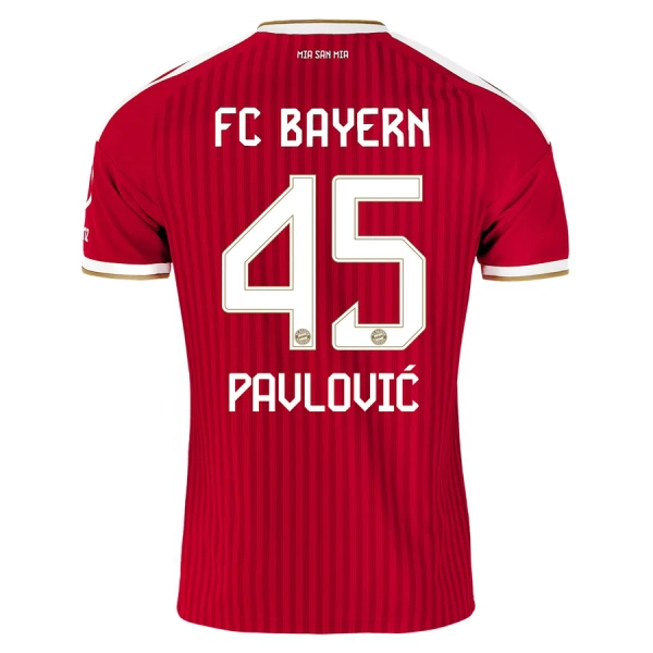 Camiseta FC Bayern Múnich Pavlovic 45 Hombre 1ª Equipación 26/27 Camiseta FC Bayern Múnich Pavlovic 45 Hombre 1ª Equipación 26/27