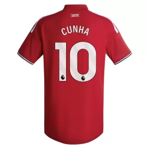 Camiseta Manchester United Cunha 10 Hombre 1ª Equipación 26/27