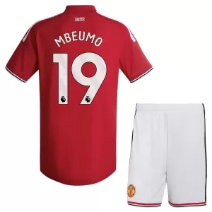 Camiseta Manchester United Mbeumo 19 Niños 1ª Equipación 26/27