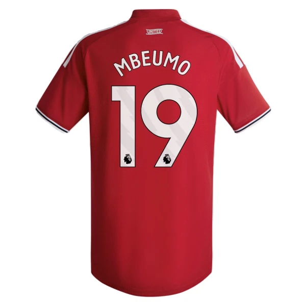 Camiseta Manchester United Mbeumo 19 Niños 1ª Equipación 26/27