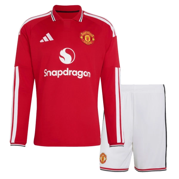 Camiseta Manchester United Niños 1ª Equipación 26/27 Manga Larga Camiseta Manchester United Niños 1ª Equipación 26/27 Manga Larga