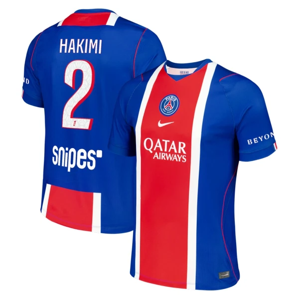 Camiseta Paris Saint-Germain Achraf Hakimi 2 Hombre 1ª Equipación 26/27 Camiseta Paris Saint-Germain Achraf Hakimi 2 Hombre 1ª Equipación 26/27