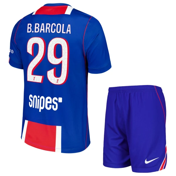 Camiseta Paris Saint-Germain Bradley Barcola 29 Niños 1ª Equipación 26/27 Camiseta Paris Saint-Germain Bradley Barcola 29 Niños 1ª Equipación 26/27